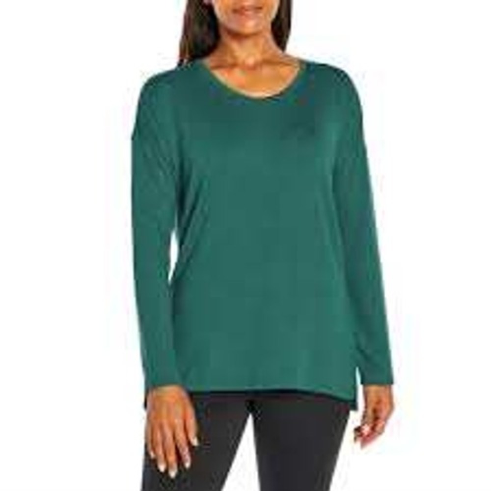 Banana Republic Teal Green Ribbed‎ Knit Oversized Long Sleeve Sweater  - Size L